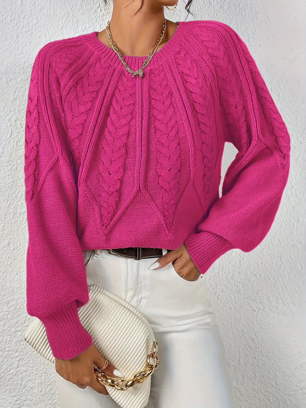 Maria – Charmevoller Strickpullover