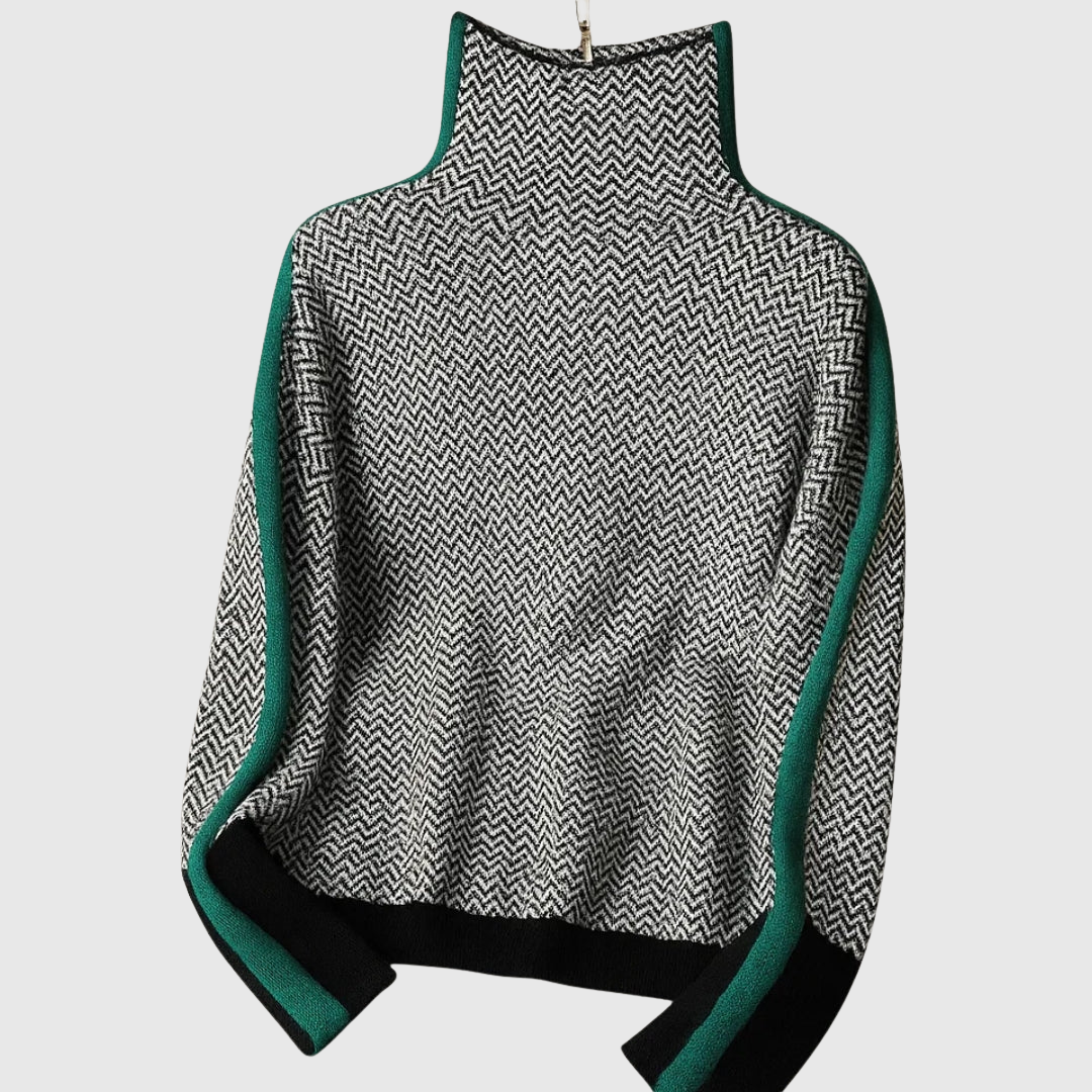 Sophie - Hochgeschlossener Pullover