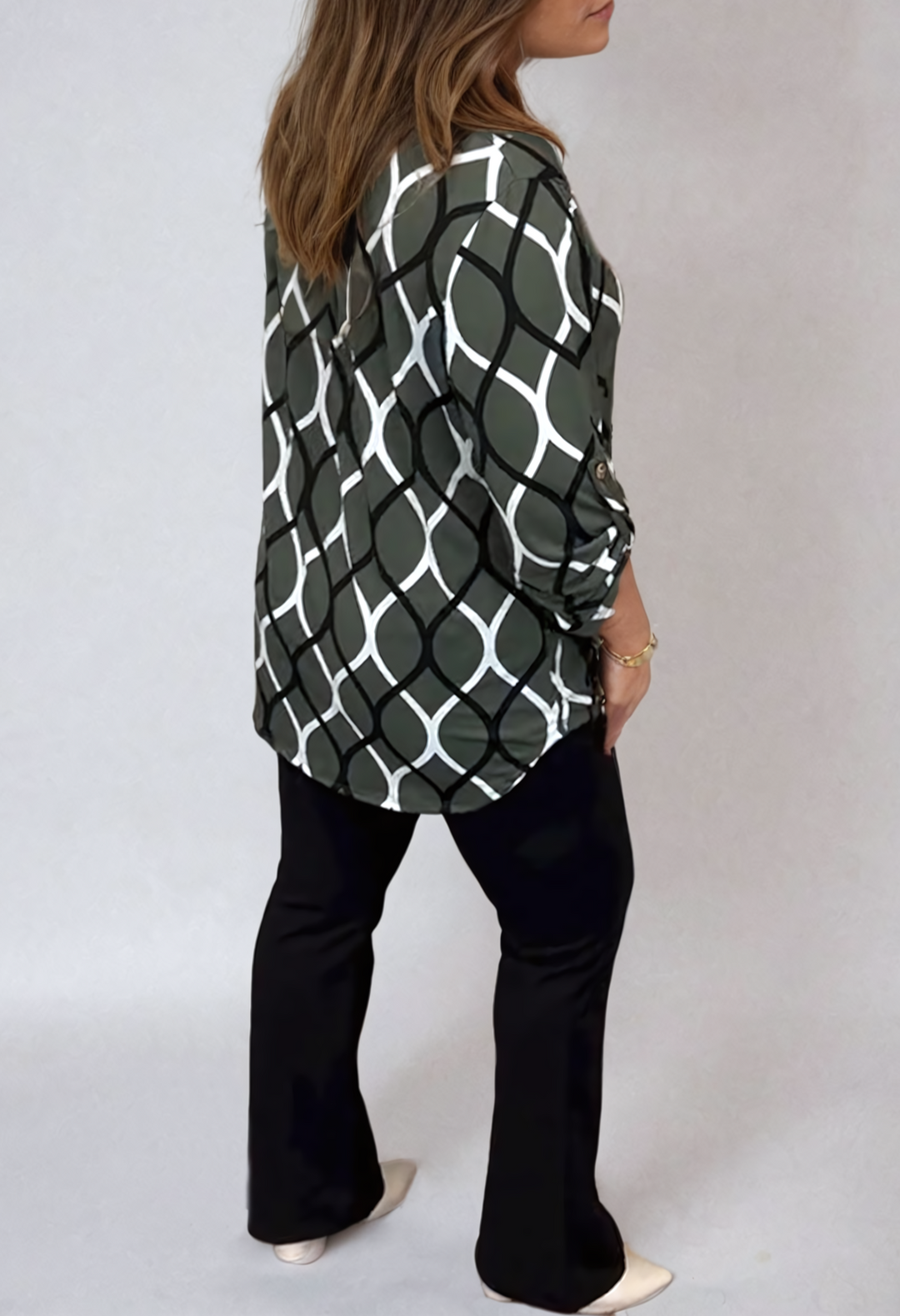 Bruna – Geometrische Bluse