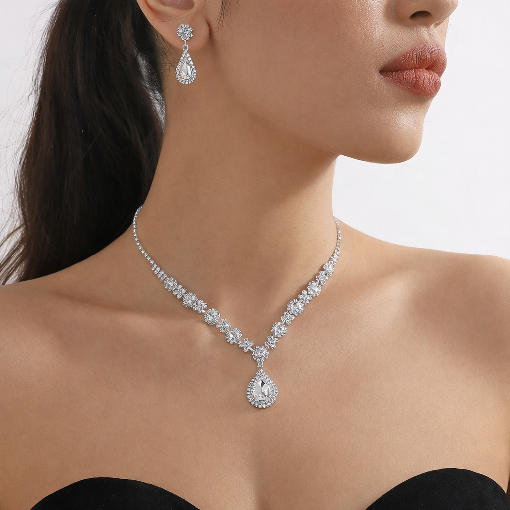 Auréline – Elegantes Tropfen-Schmuckset