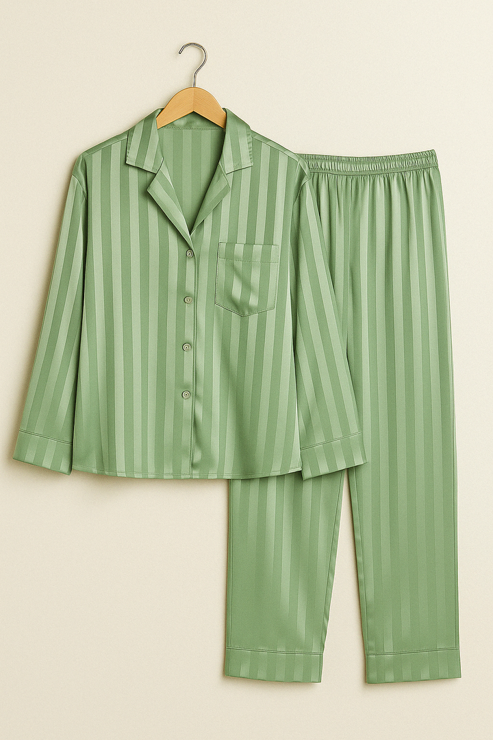 Valmira – Relaxed Lounge Set mit zeitlosen Streifen