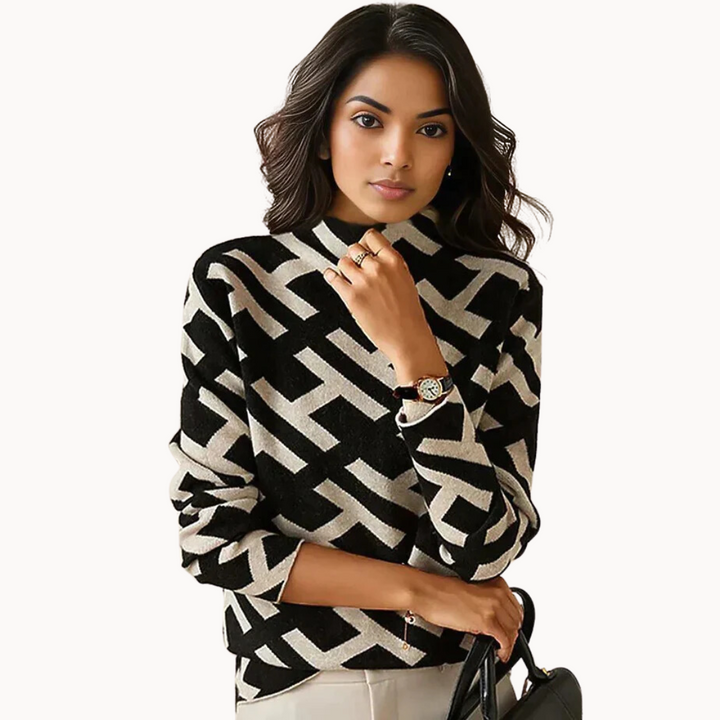 Zavira - Statement-Pullover mit ausdrucksstarkem Design