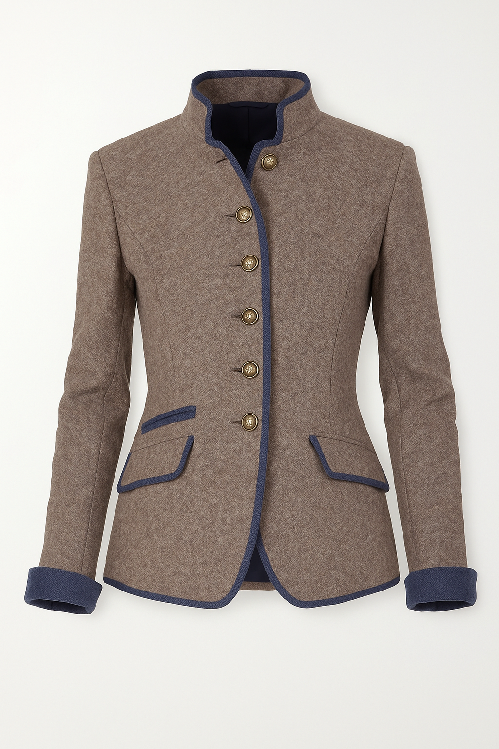 Élanique – Blazer mit Stehkragen und moderner Silhouette