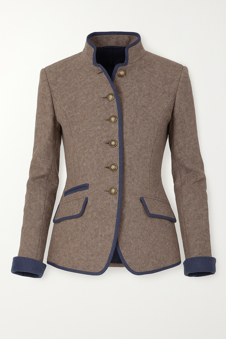 Élanique – Blazer mit Stehkragen und moderner Silhouette