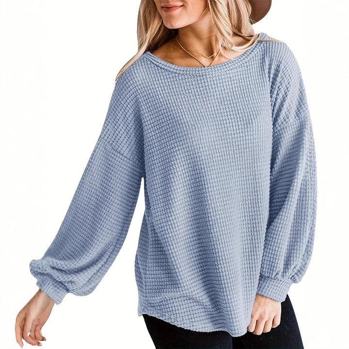 Elvira – Texturiertes Sweatshirt mit stiller Eleganz