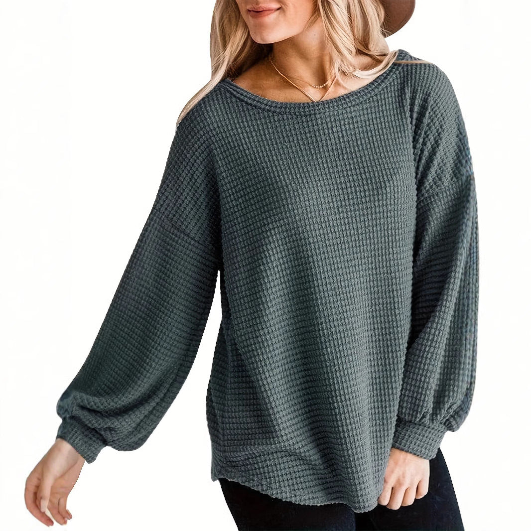 Elvira – Texturiertes Sweatshirt mit stiller Eleganz