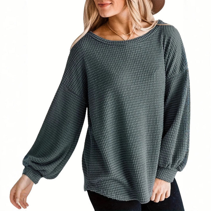 Elvira – Texturiertes Sweatshirt mit stiller Eleganz