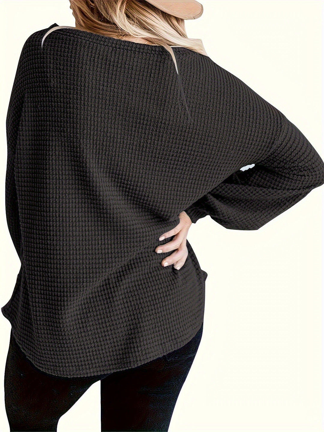 Elvira – Texturiertes Sweatshirt mit stiller Eleganz