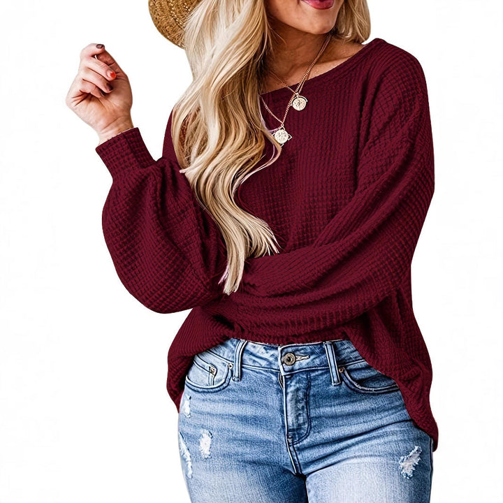 Elvira – Texturiertes Sweatshirt mit stiller Eleganz