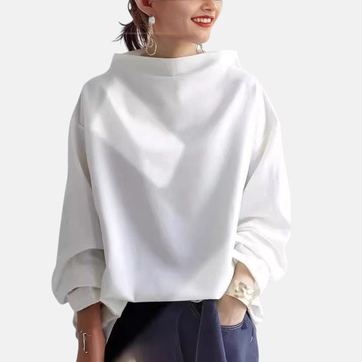 Elvaria - Stilvoller Pullover mit Stehkragen