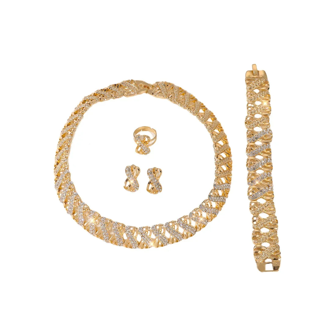 Seraphina – Gedrehtes Luxus-Schmuckset