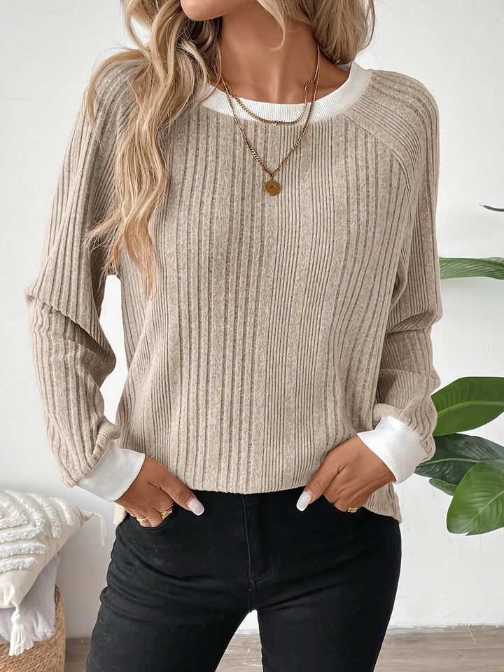 Elviora – Schlichter Strickpullover