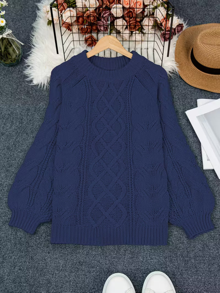 Nerissa – Locker fallender Strickpullover mit weicher Textur