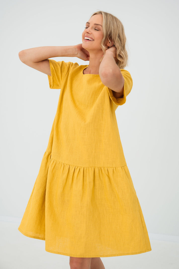 Leonie - Leinenkleid