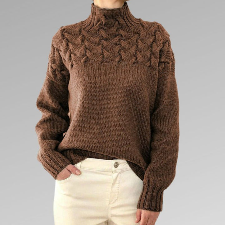 Serelith – Soft gerippter Rollkragenpullover