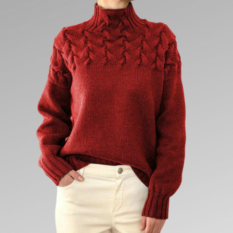 Serelith – Soft gerippter Rollkragenpullover