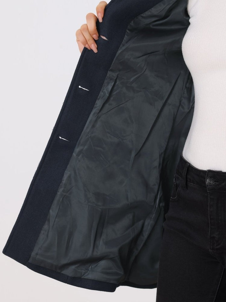 Nordelia - Damen-Wintermantel mit Knopfverschluss